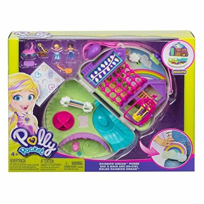 Polly Pocket Çanta Olabilen Micro Oyun Setleri Rainbow Dream GKJ65