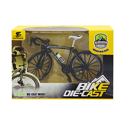 1:10 Die Cast 4A Siyah Dağ Bisikleti