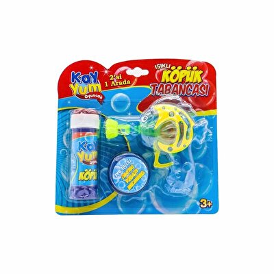 Işıklı Köpük Tabanca Mavi Sarı