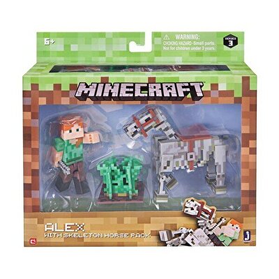Minecraft Alex Ve İskelet Atı -16601