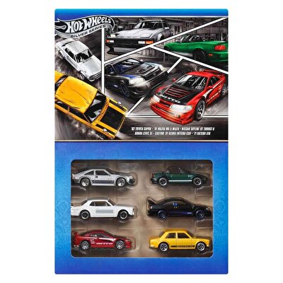 Hot Wheels Japon Temalı 1:64 6’lı Araba Seti JBY77