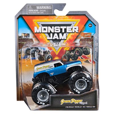 Monster Jam 1:64 Grave Digger Mavi̇