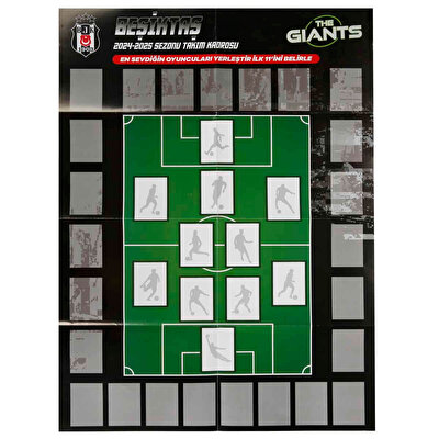 The Giants Beşiktaş Dev Poster ve Çıkartma Seti 2024/2025