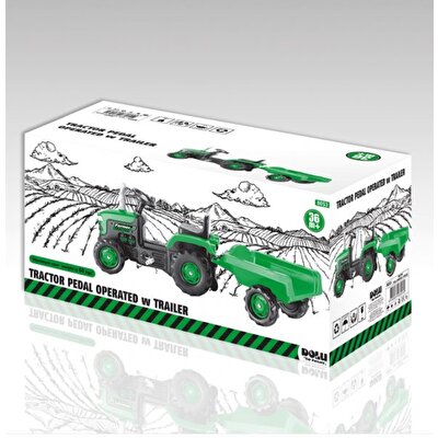 Dolu Römorklu ve Pedallı Traktör