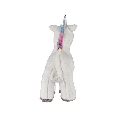 Valeria Unicorn Beyaz Gri Ayaklı Peluş