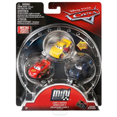 Cars Mini Karakter Arabalar Üçlü Paket