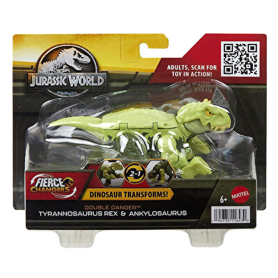 Jurassic World Değişim Serisi Tyrannosaurus Rex & Ankylosaurus HLP08