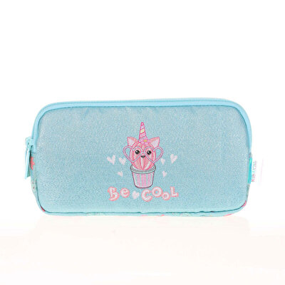 Kaukko Kids&Love 3 Bölmeli Kapi̇tone Cactus Kalem Çantası