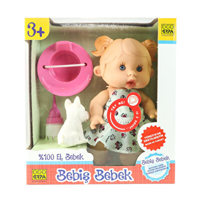 Altını Islatan Bebiş Bebek ve Minik Arkadaşı Beyaz Elbiseli