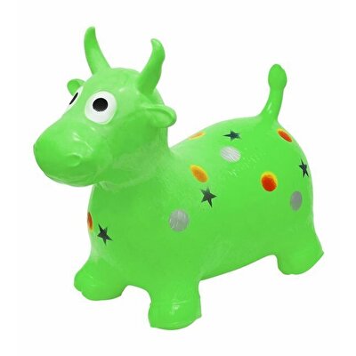 Şişme Zıp Zıp Yeşil Boğa