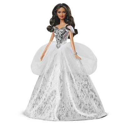 Barbie 2021 Mutlu Yıllar Bebeği Kumral GXL20