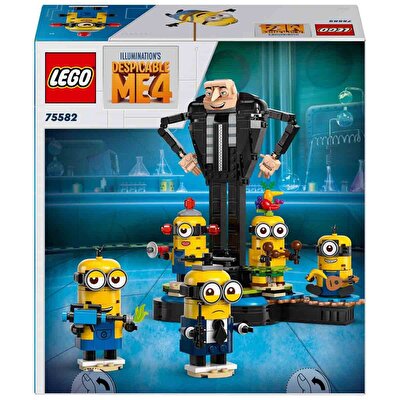 LEGO Despicable Me 4 Yapım Parçalarından Gru ve Minyonlar 75582