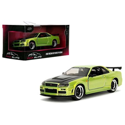Jada Pi̇nk Sli̇ps 1:32 Ölçekli Araba 2002 Nissan Skyline GT-R (R34)