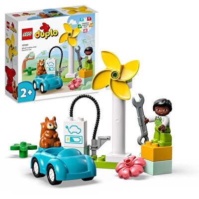LEGO Duplo Rüzgar Türbini ve Elektrikli Araba 10985