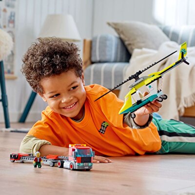 LEGO® City Kurtarma Helikopteri Nakliyesi 60343