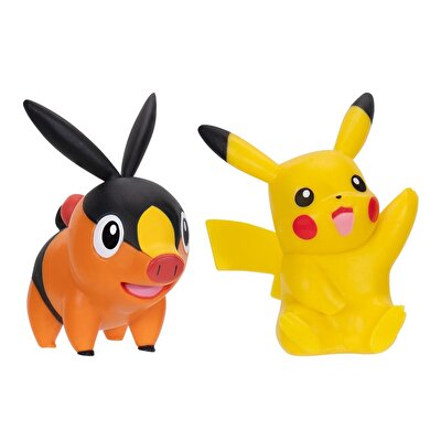 Pokemon Battle Figür 2'li Seti Pikachu Tepig