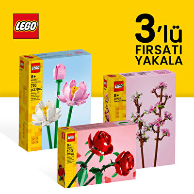LEGO 3'lü Çiçek Seti