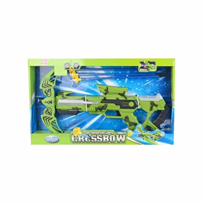 Sesli ve Işıklı Mekanik Ok Atan Tabanca Yeşil