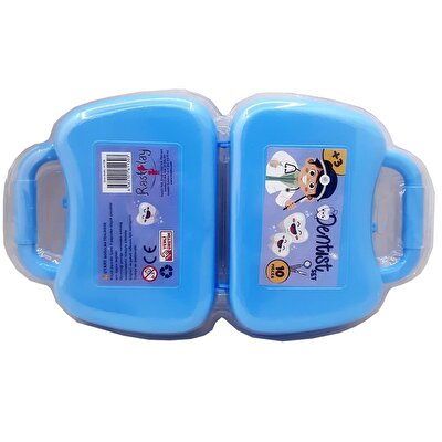 Diş Doktoru Çantalı Set 10 Parça Mavi