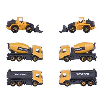 Majorette Volvo 3’lü İnşaat Araçları 3