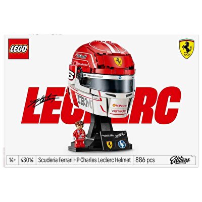 LEGO Editions Scuderia Ferrari HP Charles Leclerc Kaskı 43014