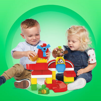 Mega Blocks Peek a Blocks Çiftlik Oyun Seti GRJ18