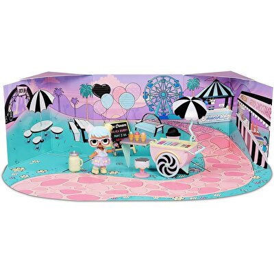 L.O.L. Bebek ve Mobilya Oyun Seti S2 Bon Bon ve Ice Cream Pop Up