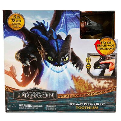 Ejderhanı Nasıl Eğitirsin Sesli ve Işıklı Ultimate Plazma Patlaması Dişsiz Aksiyon Figürü 38 Cm