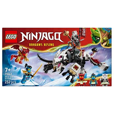 LEGO Ninjago Zilvar ve Ejderha Canavar Grimtak 71863