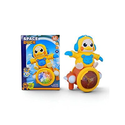 Space Duck Işıklı Müzikli Dans Eden Ördek Robot