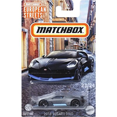 Matchbox European Streets 2018 Bugatti Divo HVV44