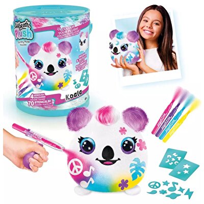 Airbrush Plush Sürpriz Squishy Paint Bucket Koala