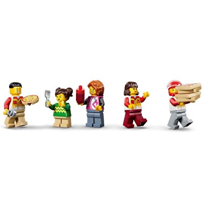 LEGO City Araçlarla Pizza Dağıtım Deneyimi 60496
