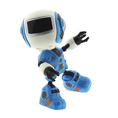 Sesli Işıklı Mini Sevimli Mavi Mutlubot