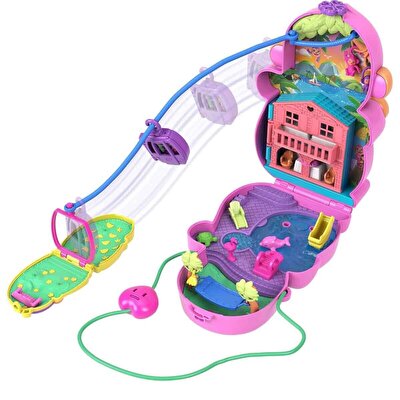 Polly Pocket Çanta Olabilen Micro Oyun Setleri Momma Monkey And Baby HPW04