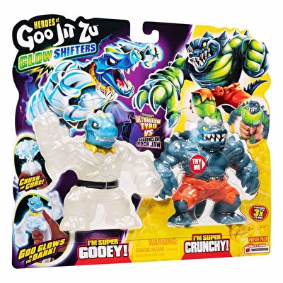 Goojitzu Glowshifter 2’li Paket Ultraglow Tyro vs Shadowclaw Rock Jaw