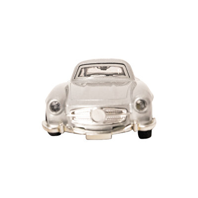 Sesli Işıklı 1:36 Metal Çek Bırak Tek Kapı Araba Gri