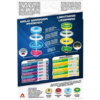 Infinity Nado Başlangıç Paketi Gold Warrior Phoenix ve Lightning Leopard