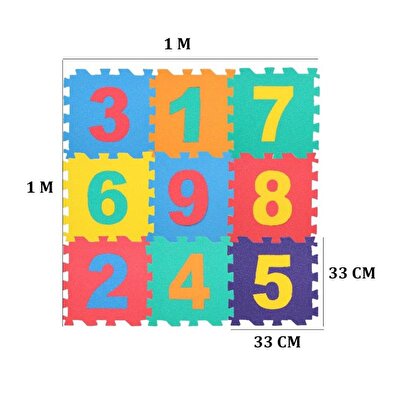 Eva Puzzle Yer Matı Sayılar
