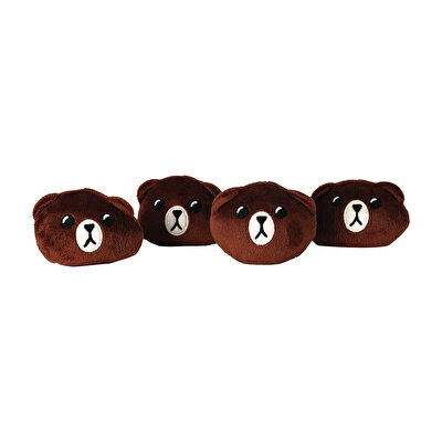 Sevimli Anne Ayı ve Mini Ayı Yavruları Peluş Çanta Seti