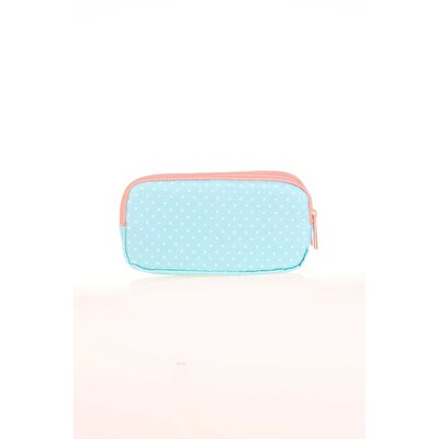 Kaukko Kids 3 Bölmeli Cute Face Cat Kalem Çantası