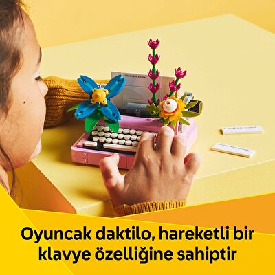 LEGO Creator 3'ü 1 Arada Çiçekli Daktilo 31169