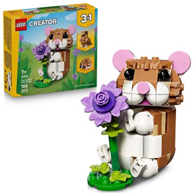 LEGO Creator 3’ü 1 Arada Sevimli Hamster ile Çiçek 31376