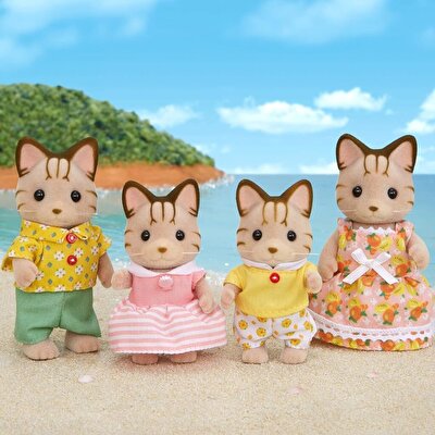 Sylvanian Families Çizgili Kedi Ailesi