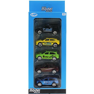 Mega Beşli Die Cast Model Araba Seti