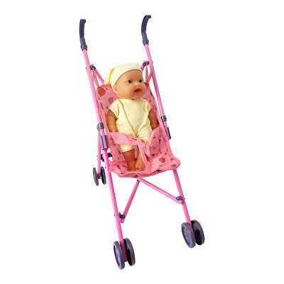 Baston Pusetli Bebek Yeşil Tulumlu