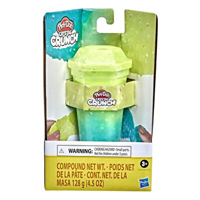 Play Doh Crystal Crunch Hamur - Mavi ve Parlak Sarı F5165