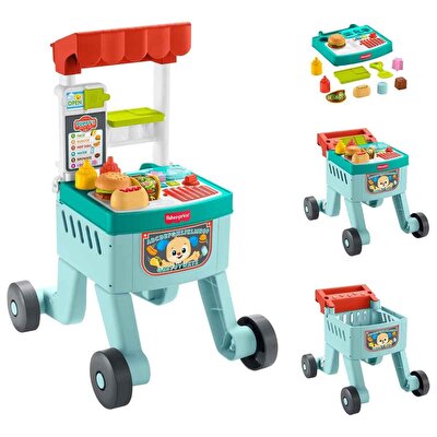 Fisher Price 4'ü 1 Arada Alışveriş Sepeti Yürüteç JLM95