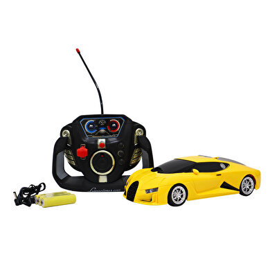 1:18 U.K Direksiyonlu Fantastik A Seri Şarjlı Sarı Araba