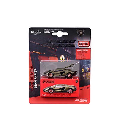 1:64 Speed Icons Koleksiyon Araçlar Lamborghini Sian FKP 3 Haki